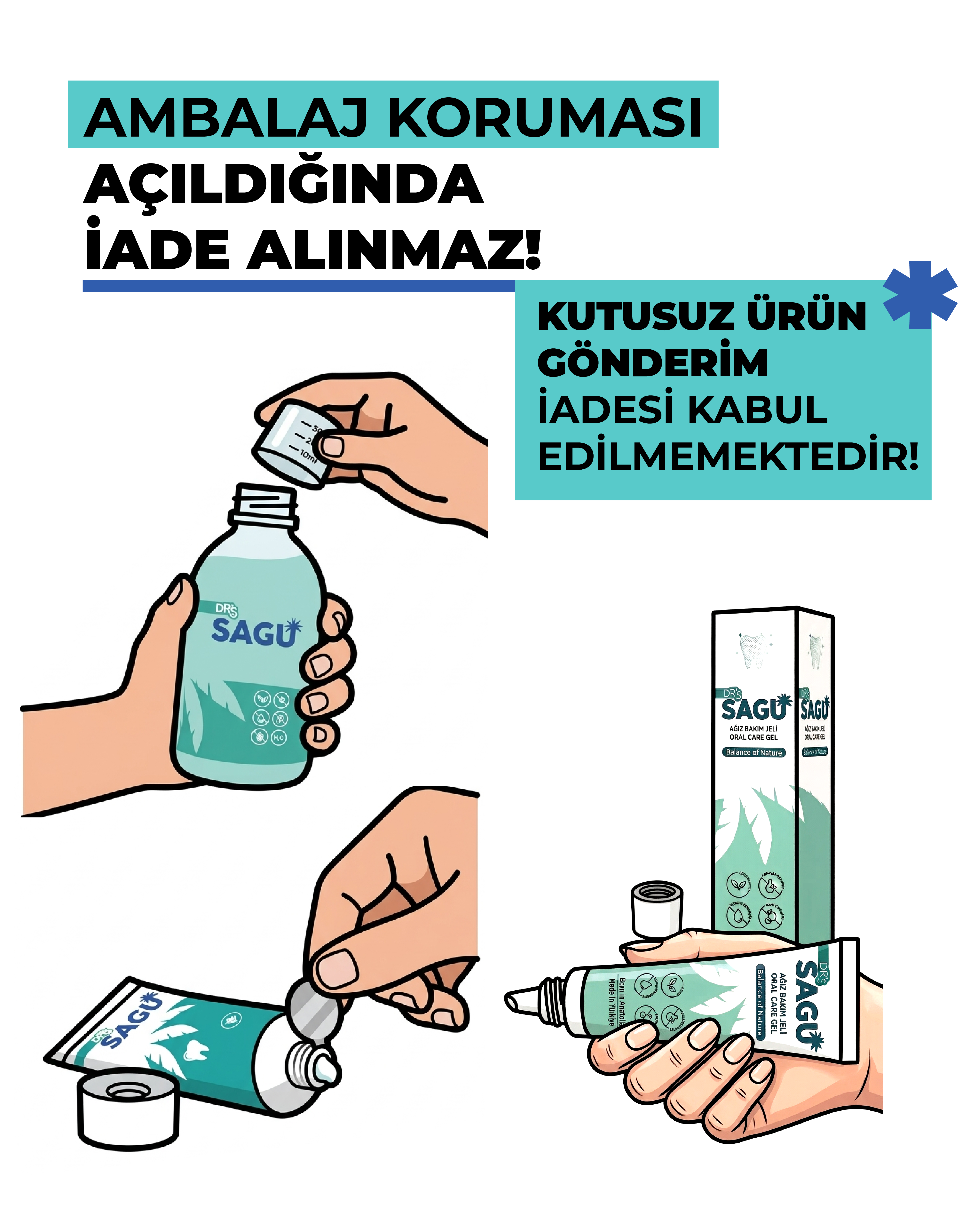 Dr's Sagu İade Politikası
